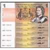 Image 1 : 1966 Coombs/Wilson QEII One Dollar Note x 5