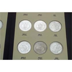 One Complete Volume of U.S. Liberty Head Silver Dollars, 1897 - 1921 Twenty-six co...