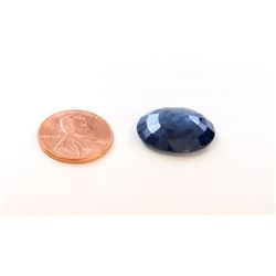 19 ct & up Natural Blue Sapphire Oval Shaped ctw 19.72