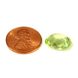 6 ct & up Peridot Oval Shaped (6.98)