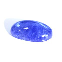 13 ct & up Cabuchon Tanzanite Oval Shaped (13.10)