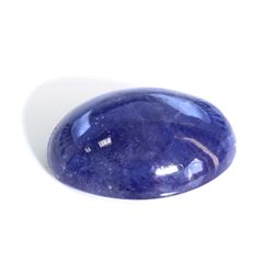 30 ct & up Cabuchon Tanzanite Oval Shaped (30.50)