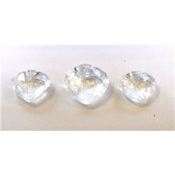 54 ct & up Crystal Fancy ctw 54.21 3Pcs