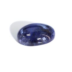 12 ct & up Cabuchon Tanzanite Oval Shaped (12.04)