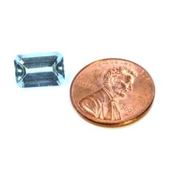 3 ct & up Aquamarine Emerald Cut (3.04)