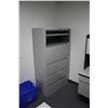 Image 2 : CONTENTS OF OFFICE INCLUDING U-SHAPE DESK, MESH BACK CHAIR, FLAT PANEL MONITOR, 5 DRAWER LATERAL