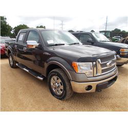 2009 FORD LARIAT F150 FX4 PICKUP, S/N 1FTPW14V89FA09886, GAS ENGINE, A/T, CREWCAB, ODOMETER READING 