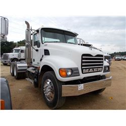 2006 MACK CV713 T/A TRUCK TRACTOR, S/N 1M2AG11YX6M038780, 370 HP MACK AMI-370 DIESEL, 10 SPD TRANS, 
