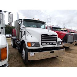 2005 MACK CV713 T/A TRUCK TRACTOR, S/N 1M2AG11Y65M025359, MACK DIESEL ENG, A/T, ENGINE BRAKE, HD WIN