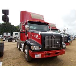 2006 INTERNATIONAL 9200I T/A TRUCK TRACTOR, S/N 2HSCESBR66C238014, CAT C13 DIESEL ENGINE, 10 SPD TRA