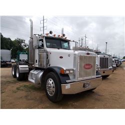 2007 PETERBILT 378 T/A TRUCK TRACTOR, S/N 1XPFD49X37D651811, CUMMINS ISX 530HP DIESEL ENG, 18 SPD TR