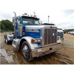 2001 PETERBILT 379 T/A TRUCK TRACTOR, S/N 1XP5DU9X11N568066, CAT 430HP DIESEL ENG, 10 SPD TRANS, 38K