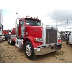 2004 PETERBILT 378 T/A TRUCK TRACTOR, S/N 2XPFDB9X54M808023, CAT C15 DIESEL ENG, 10 SPD TRANS, 40K R