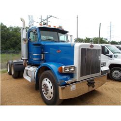 2004 PETERBILT 378 T/A TRUCK TRACTOR, S/N 1XPFDB0X74D817857, CAT C15 475 HP DIESEL ENG, 10 SPD TRANS