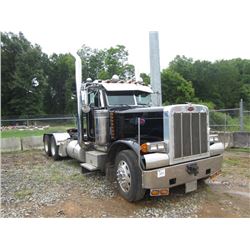2004 PETERBILT 379 T/A TRUCK TRACTOR, S/N 1XP5D49X74N828006, CUMMINS DIESEL ENG, 18 SPD TRANS, 38K R