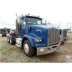 1994 KENWORTH T800 T/A TRUCK TRACTOR, S/N 1XKDDB9XRJ639442, 425 HP CAT DIESEL ENG, 13 SPD TRANS, 40K