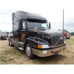 2003 VOLVO T/A TRUCK TRACTOR, S/N 4V4NC9TH53N339576, 450 HP CUMMINS ISX DIESEL ENG, 10 SPD TRANS, 40