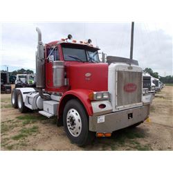 2000 PETERBILT 378 T/A TRUCK TRACTOR, S/N 1XPFD69X9YN504996, CUMMINS DIESEL ENG, 10 SPD TRANS, 40K R