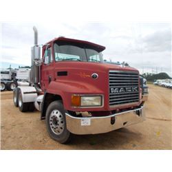 1999 MACK CH613 T/A TRUCK TRACTOR, S/N 1M1AA13Y0XW105976, E7 355 HP MACK DIESEL ENG, 9 SPD TRANS, 38