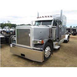 1995 PETERBILT 379 T/A TRUCK TRACTOR, S/N 1XP5DB9X1SN361540, CAT 3406 475HP DIESEL ENG, 15 SPD TRANS