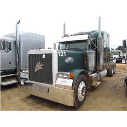 1997 PETERBILT 379 T/A TRUCK TRACTOR, S/N 1XP5DR9X3VN400464, 430 HP 560 DETROIT DIESEL ENGINE, 13 SP