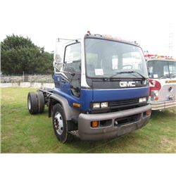 1997 GMC T6500 CAB & CHASSIS, S/N 1GDK7C1J4VJ509745, CAT 3116 DIESEL, ALLISON A/T, 19K REARS, 9K FRO