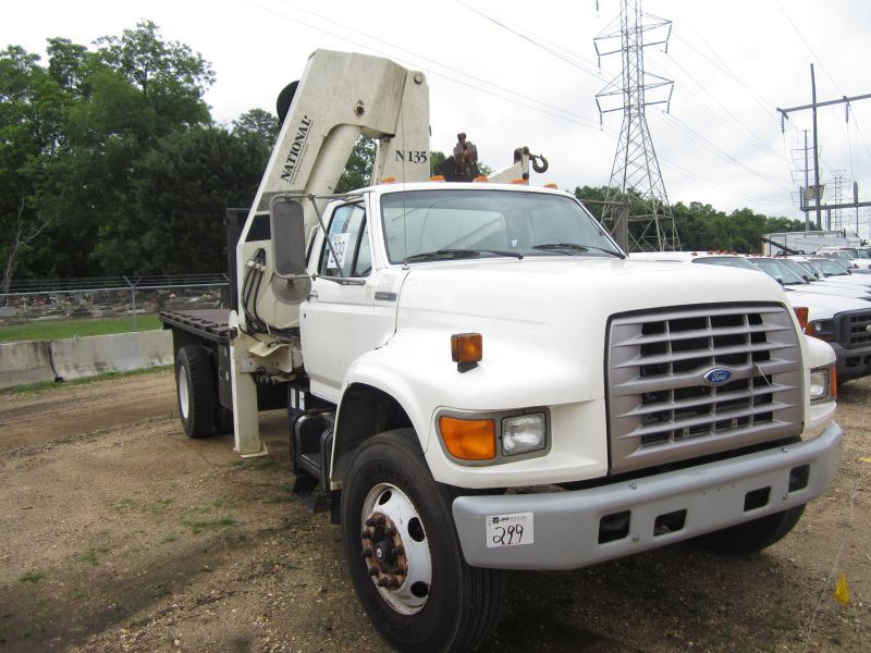 Ford Load Handler 1996 FORD F SERIES S/A HYDRAULIC LOADER, S/N 1FDPF80C7TVA15748, CUMMINS ...