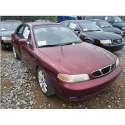 1999 DAEWHOO NUBIRA 4 DOOR SEDAN, S/N KLAJB52Z5XK274744, GAS ENG, A/T, ODOMETER READING 124,054 MILE