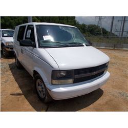 2005 CHEVROLET DELIVLERY VAN, S/N 1GCDM19X15B110871, GAS ENG, A/T, ODOMETER READING 104,204 MILES