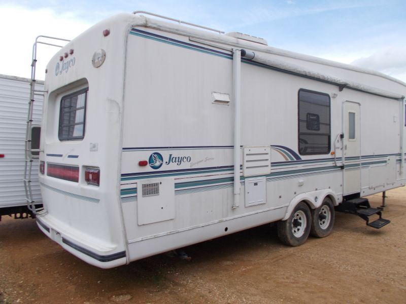 1996 JAYCO 3530RK DESIGNER SERIES TRAVEL TRAILER, S/N 1UJCJ02RXT1KC0391