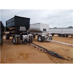 2002 RELIANCE 2TROND-21 T/A PUP TRANSFER TAILER, S/N 1REFA52022C021383, 40,000 GVW, 11R24.5 TIRES ON