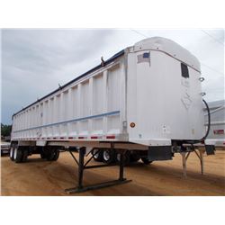 2004 TRAVIS 40' T/A ALUMINUM DUMP TRAILER, S/N 48X1F402941003006, ALUM FRAME, TARP, 11R24.5 TIRES