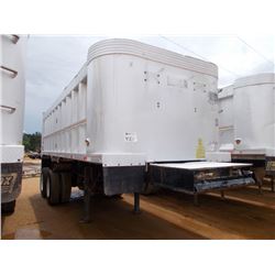 1995 TI-BROOK ALUMINUM T/A DUMP TRAILER, S/N 1T9BSAB25SG021745, 24' STEEL FRAME, 22' ALUM BOX, LINER