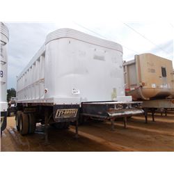 1994 TI-BROOK T/A ALUMINUM DUMP TRAILER, S/N 1T9BSAB29RG021256, 24' STEEL FRAME, 22' ALUM BOX, LINER