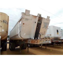 1993 FRUEHAUF T/A ALUMINUM DUMP TRAILER, S/N 1H2D02421PW011905, 24' STEEL FRAME, 22' BED, 11R22.5 TI