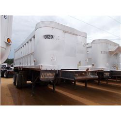 1994 TI-BROOK T/A ALUMINUM DUMP TRAILER, S/N 1T9BSAB28RG021250, 24' STEEL FRAME, 22' ALUMINUM BED LI