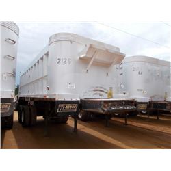 1994 TI-BROOK T/A ALUMINUM DUMP TRAILER, S/N 1T9BSAB28RG021247, 24' STEEL FRAME 22' ALUMINUM BOX, LI