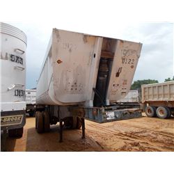 1993 FRUEHAUF ALUMINUM T/A DUMP TRAILER, S/N 1H2D02429PW011909, 24' STEEL FRAME, 22' ALUM BOX LINER,