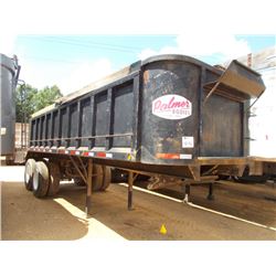 1996 PALMER TA24 STEEL T/A DUMP TRAILER, S/N 1R924SS26TA003772, 11R24.5 TIRES, DISC WHEELS