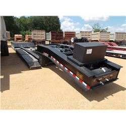 2013 WITZCO 65 TON DETACHABLE LOWBOY, S/N 1W8A11G42DS000312, 26' DECK, 8.5' WIDE, TRI-AXLE W/ PIN ON