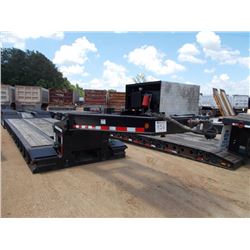 LOAD KING TRI-AXLE LOW BOY, S/N 5LKL5135971026436, 24' DECK, AIR RIDE SUSPENSION, COVERD REAR WHEELS