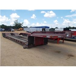 ETNYRE TRI-AXLE LOWBOY TRAILER, S/N 25009, 8' X 22' LOAD DECK, OUTRIGGERS, AIR RIDE, 255/70R22.5 TIR