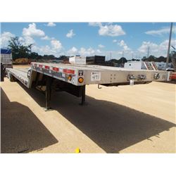 2010 WILSON 53' ALUMINUM T/A STEP DECK, S/N 4WWFGE0BXAN615307, 5' DOVETAIL, FOLD UP RAMPS, SPREAD AX
