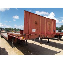 1982 GREAT DANE GRD-42 T/A STEP DECK TRAILER, S/N 1GRDN8429CM003804, 11R17.5 TIRES
