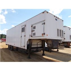 1987 OTTERBACHER T/A TRAILER, S/N 1M9CG3220H1SM9115, MILITARY OCCUPATIONAL HEALTH VEHICLE (BILL OF S