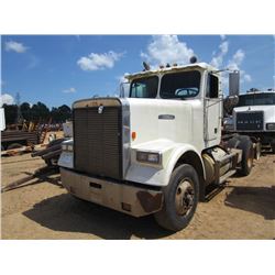 1987 FREIGHTLINER T/A TRUCK TRACTOR, S/N 1FUPYCYB6HA274260, CUMMINS ENG, 9 SPD TRANS, 11R22.5 TIRES