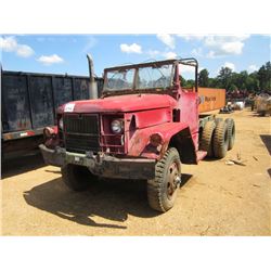 M49A2C 6X6 MILITARY TRUCK, S/N 746147, CAB & CHASSIS (DOES NOT RUN)