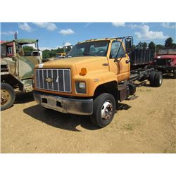 1992 CHEVROLET KODIAK CAB & CHASSIS, S/N 1GBG6H1JBNJ103289, CAT 311L DIESEL, AUTO (DOES NOT RUN) (CI