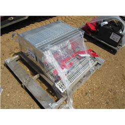 1 LOT STAINLESS STEEL BATTERY BOX & STEPS