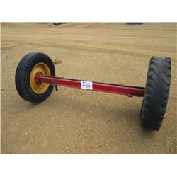 TRAILER AXLE W/TIRES & RIMS